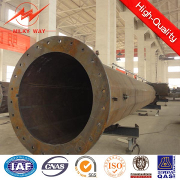 169kv Octagonal Galvanized Pipe Galvanized Poles